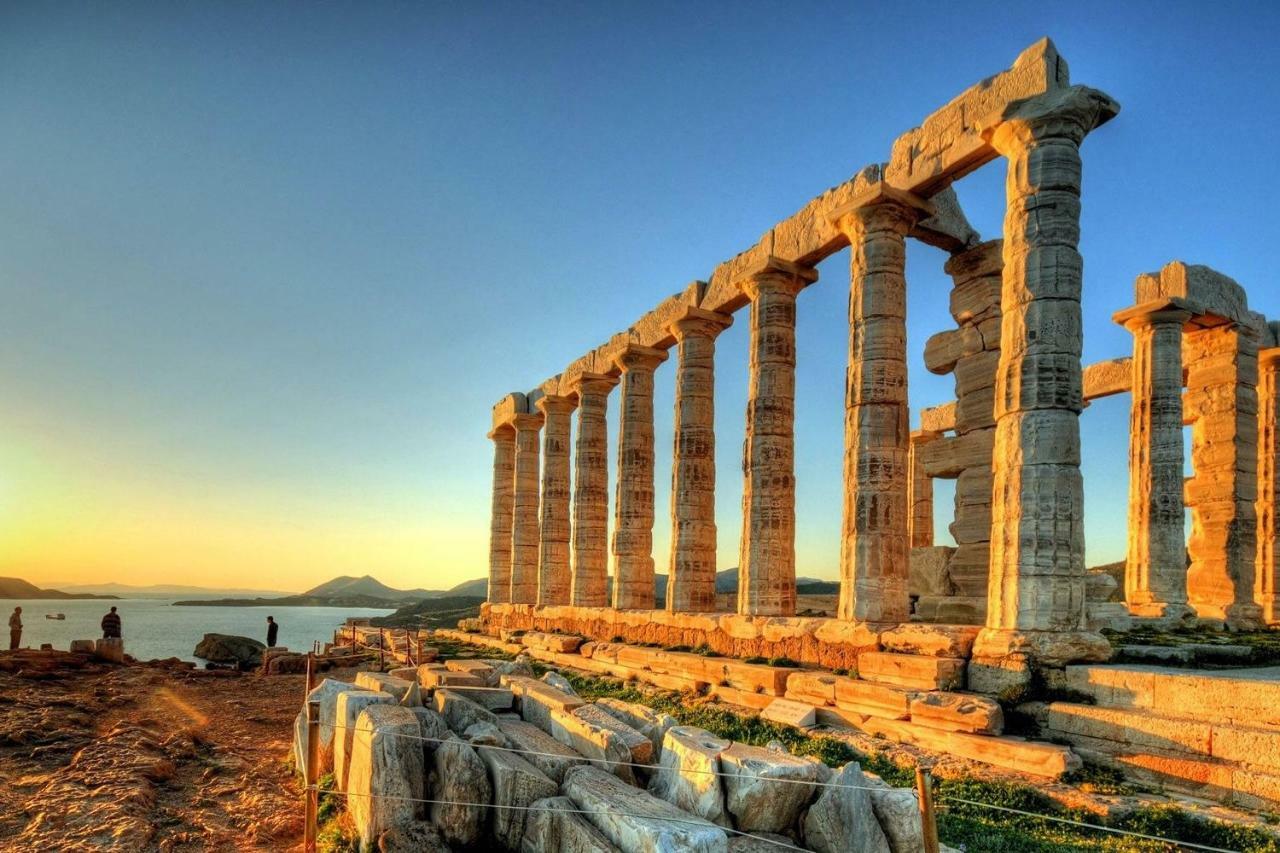 Sandra'S Sea View At Sounio Szúnio Kültér fotó